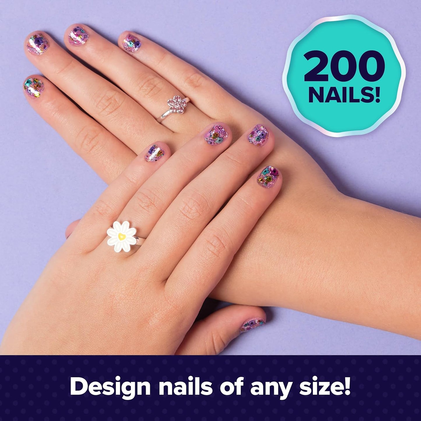 Cool Maker GO Glam Studio Nail Kit – Nail Stamper for Kids, Ages 7+