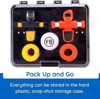 Fat Brain Toys Foosbots On the Go – 2 Player Tabletop Soccer Game