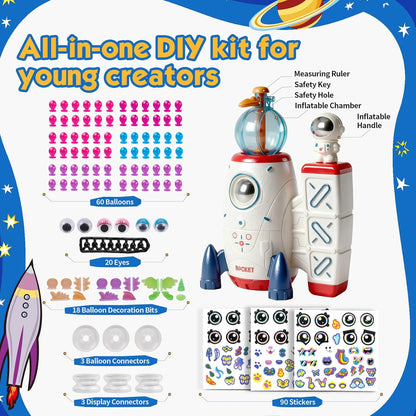 DIY Balloon Decoration Craft Kit for Kids – 195 Pcs Art Set Ages 3+