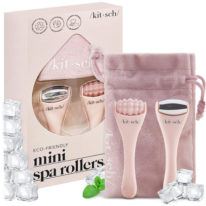 Kitsch Stainless Steel Ice Roller for Face – Cooling Facial & Eye Massager