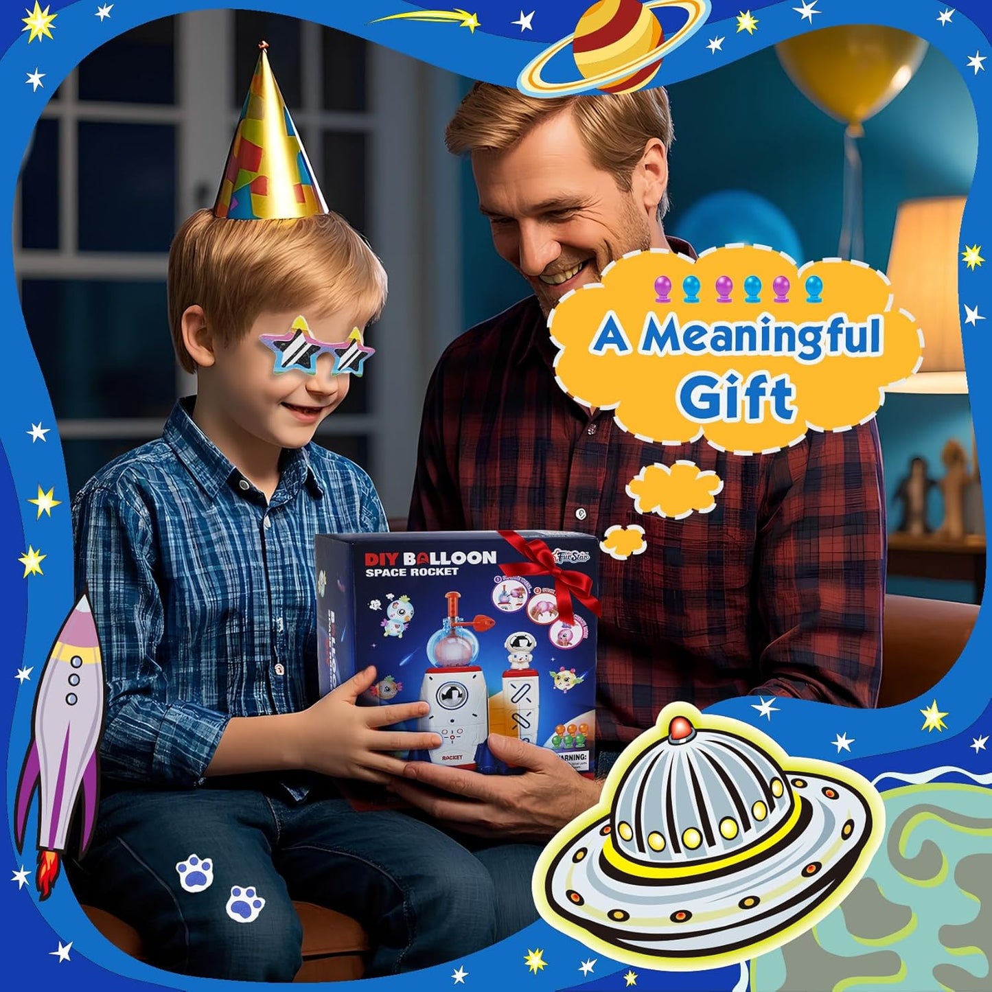 DIY Balloon Decoration Craft Kit for Kids – 195 Pcs Art Set Ages 3+