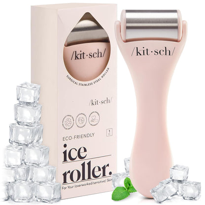 Kitsch stainless steel ice roller for face cooling facial and eye massager