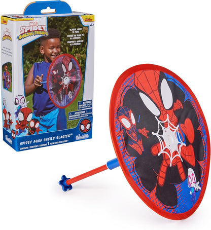 SwimWays Marvel Spidey Aqua Shield Blaster kids water gun with shield