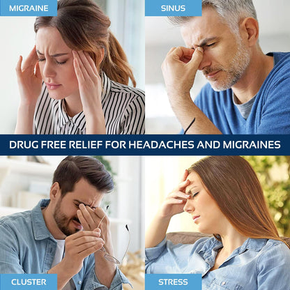 Migraine Relief Cap – Hot & Cold Gel Ice Head Wrap with Eye Mask