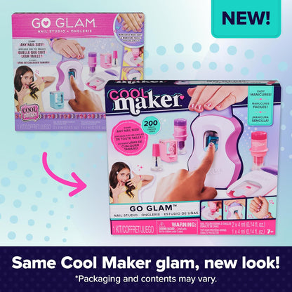 Cool Maker GO Glam Studio Nail Kit – Nail Stamper for Kids, Ages 7+