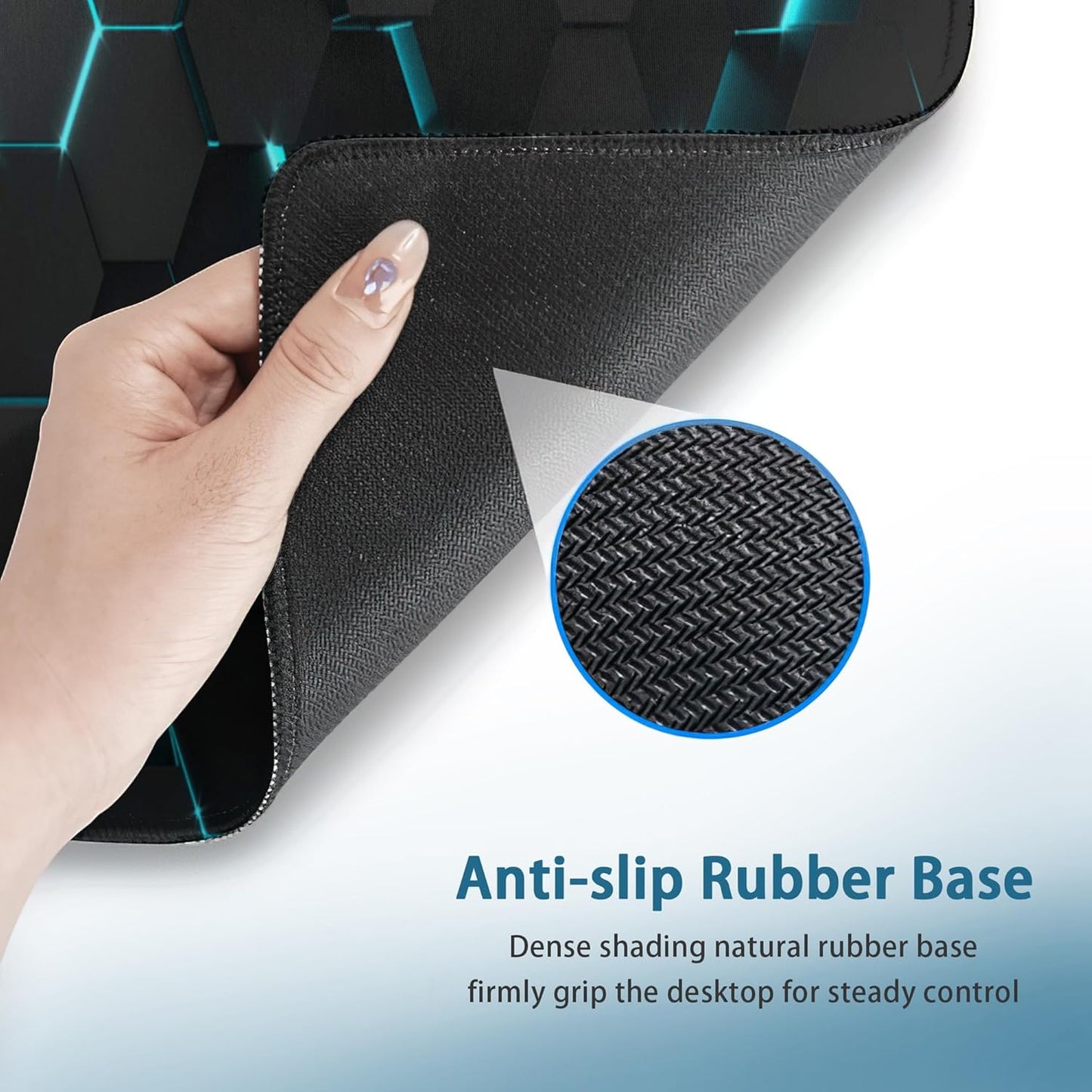 Gaming Mouse Pad – Extended Large Desk Mat with Non-Slip Base