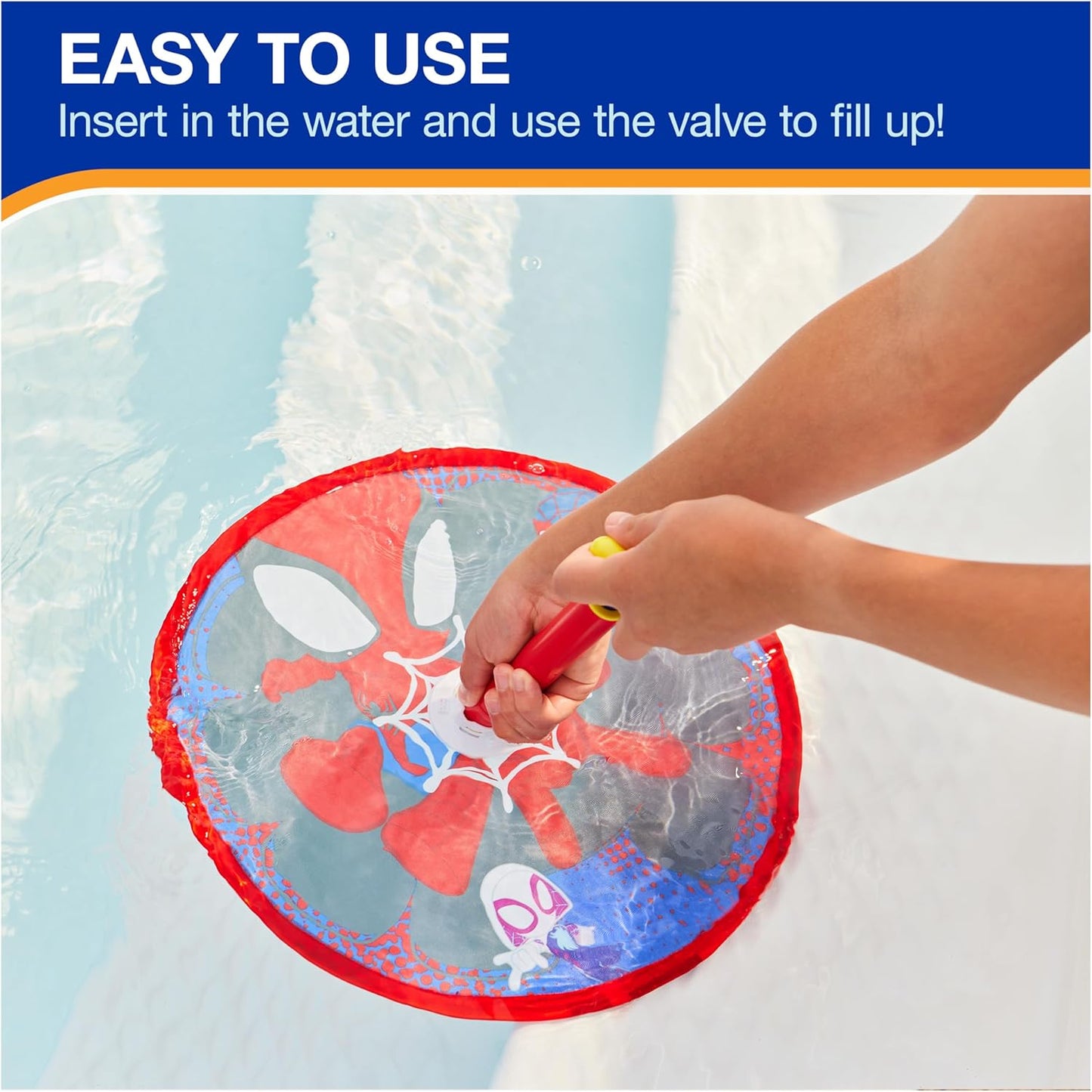 Marvel Spidey Aqua Shield Blaster – Kids Water Gun with Shield