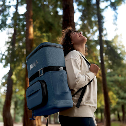 Insulated Cooler Backpack with Dry Zone – 24-Can Leakproof Soft Cooler