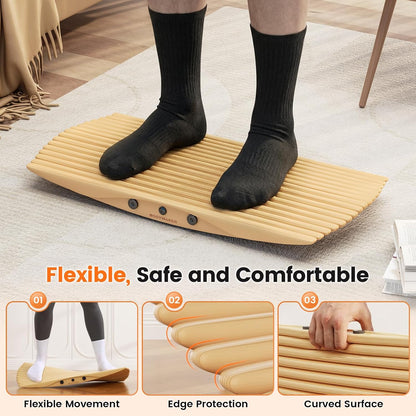 360° Wobble Balance Board – Standing Desk Rocker for Balance & Core Training