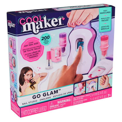 Cool Maker GO Glam Studio Nail Kit – Nail Stamper for Kids, Ages 7+