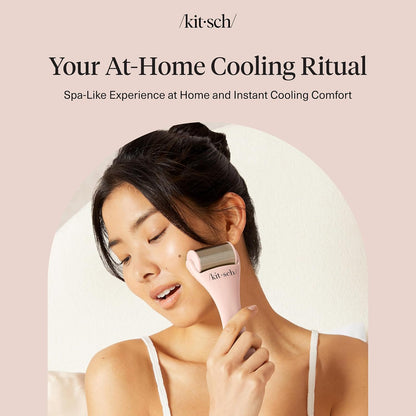 Kitsch Stainless Steel Ice Roller for Face – Cooling Facial & Eye Massager
