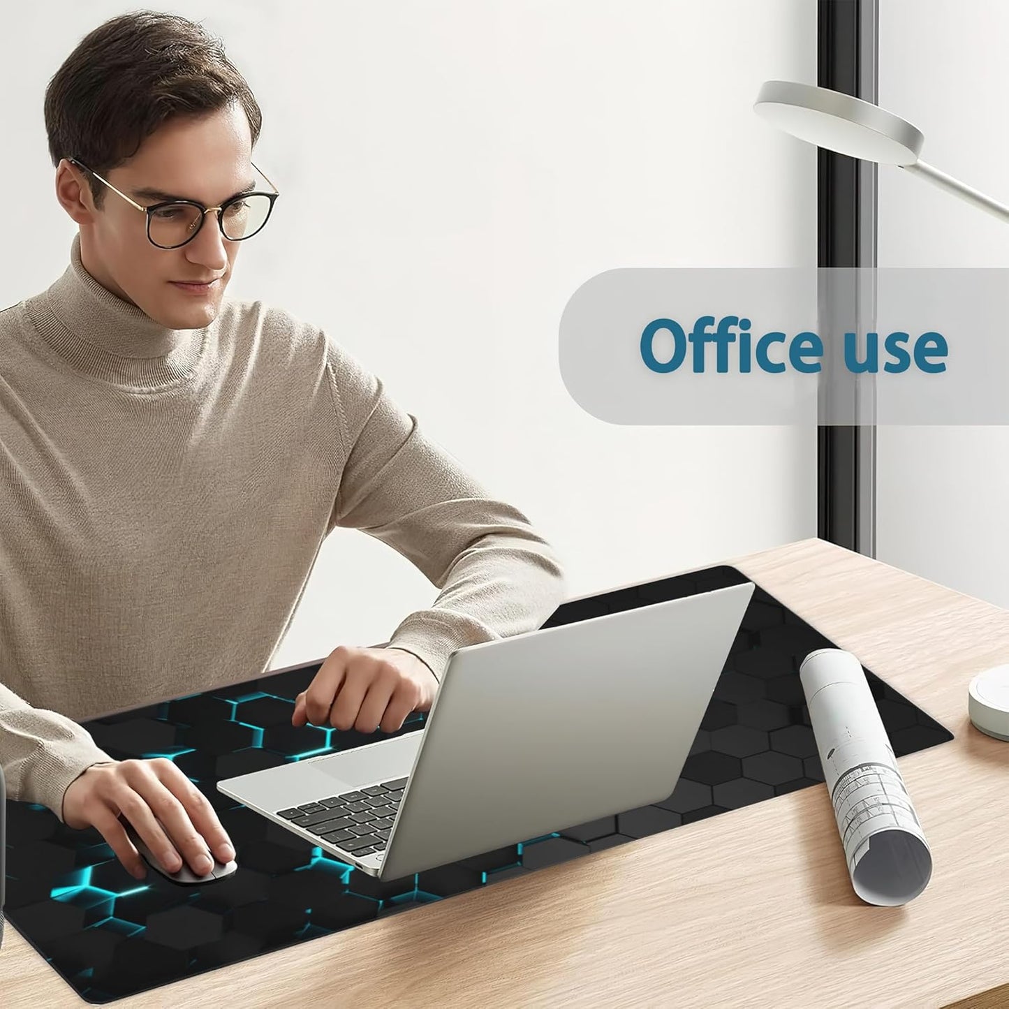 Gaming Mouse Pad – Extended Large Desk Mat with Non-Slip Base
