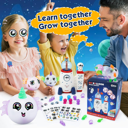 DIY Balloon Decoration Craft Kit for Kids – 195 Pcs Art Set Ages 3+