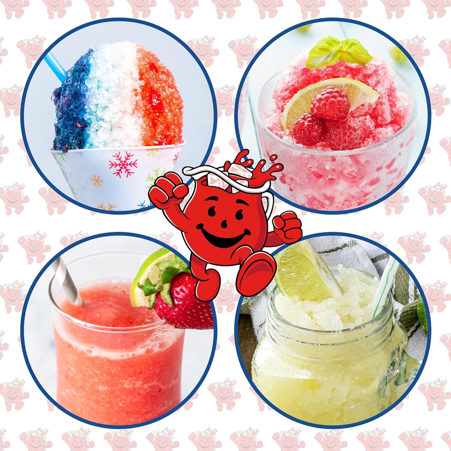 Kool-Aid Shave Ice & Snow Cone Machine – Ice Shaver for Slushies & Frozen Treats