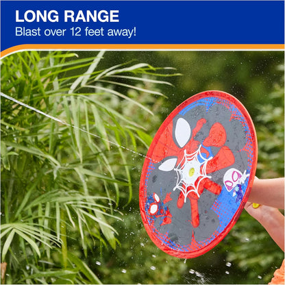 Marvel Spidey Aqua Shield Blaster – Kids Water Gun with Shield