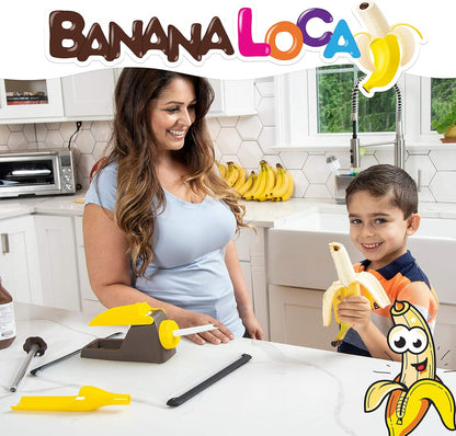 Banana Loca Kitchen Gadget – Core & Fill Bananas in the Peel