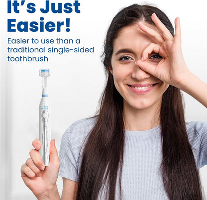Triple Bristle Sonic Toothbrush – 3-Sided Rechargeable Electric Toothbrush