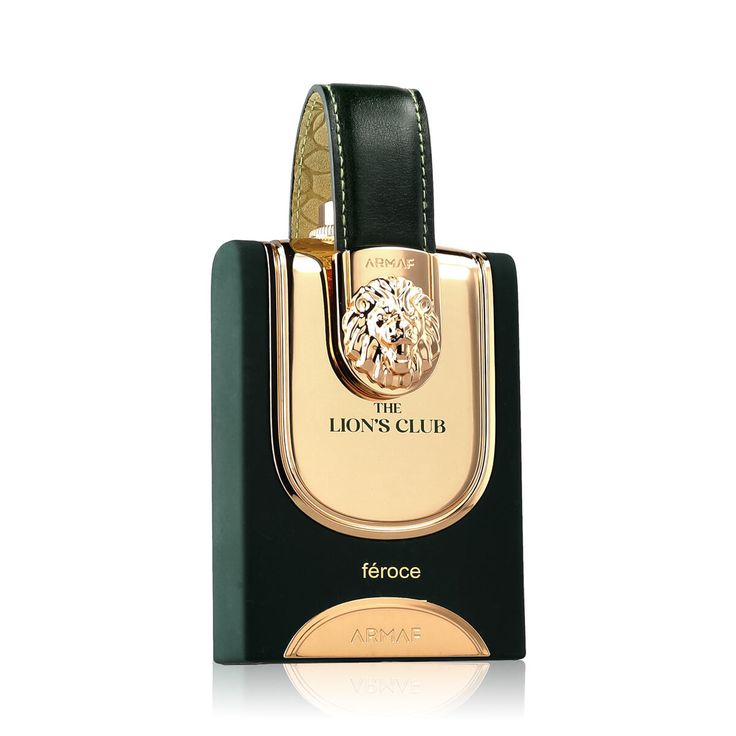 Armaf The Lion's Club Feroce Eau de Parfum 3.4 oz spray bottle, long lasting intense woody amber fragrance for men