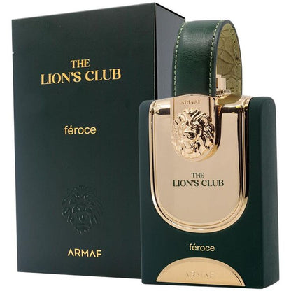 Armaf The Lion's Club Feroce EDP 3.4 oz - Men's Eau de Parfum Spray, Long Lasting Intense Fragrance