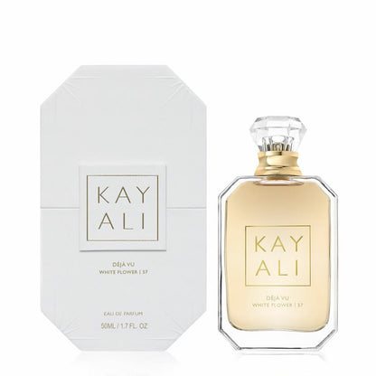 Kayali Deja Vu White Flower 57 Eau de Parfum 100ml spray bottle, white floral fragrance for women