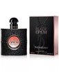 YSL Black Opium Glowing Eau de Toilette 3 oz spray bottle, long lasting warm vanilla coffee fragrance for women