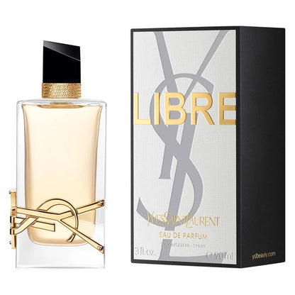 YSL Libre Eau de Parfum 3 oz spray bottle, long lasting floral lavender orange blossom fragrance for women