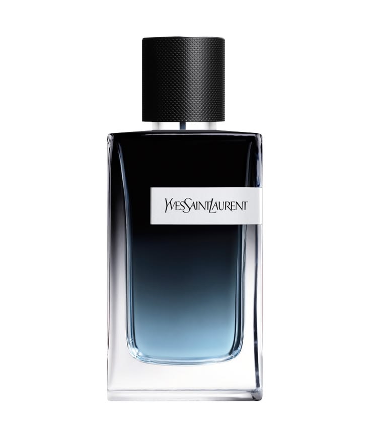 YSL Y Eau de Parfum 100ml spray bottle, long lasting fresh woody aromatic fragrance for men