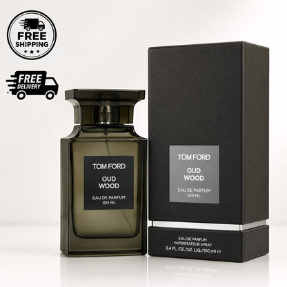 Tom Ford Oud Wood Eau de Parfum Unisex – 3.4 oz / 100 ml Spray
