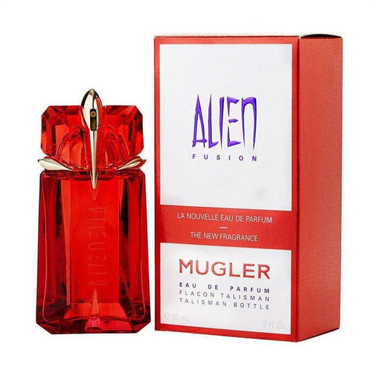 Thierry Mugler Alien Fusion Eau de Parfum jewel-shaped spray bottle 3 oz 90ml for women

