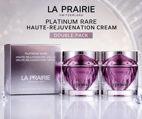 2 Pack La Prairie Platinum Rare Haute-Rejuvenation Cream 30ml