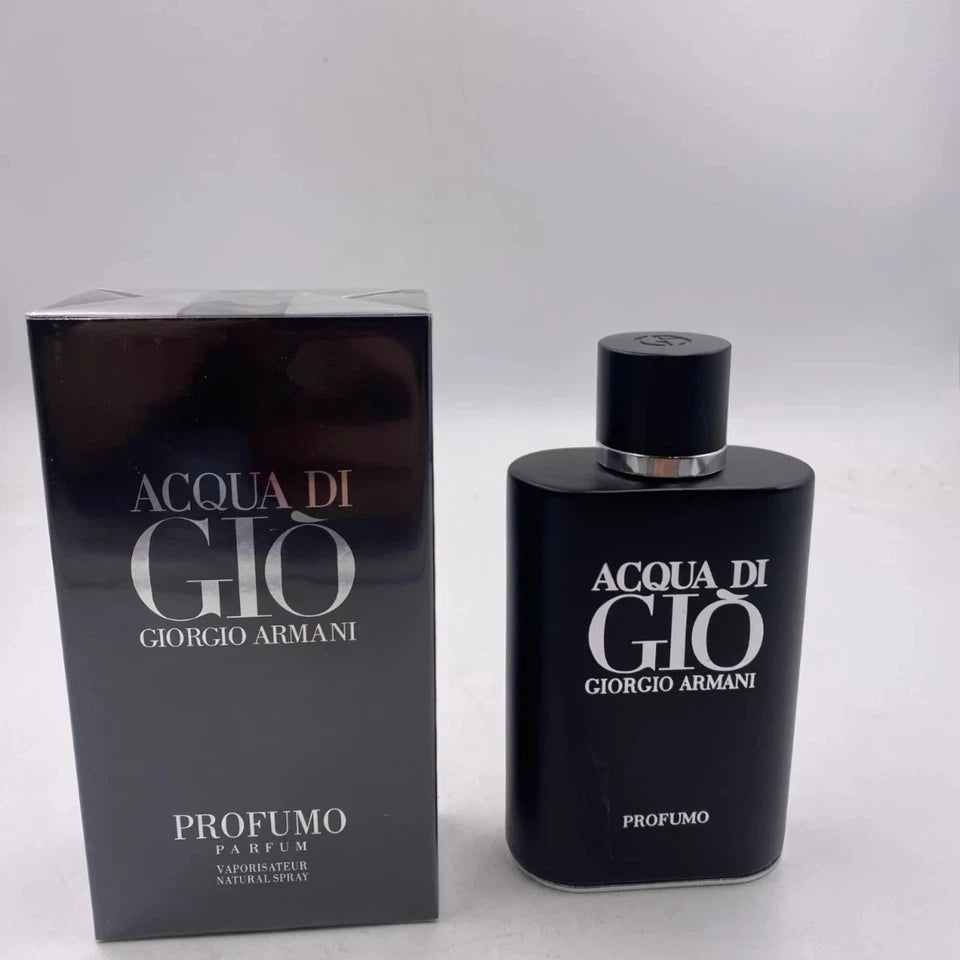 Giorgio Armani Acqua di Gio perfume bottle and packaging on a white background